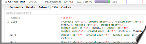Einfache Webservice Schnittstelle JSON REST API zur Integration mit Ihrer bestehender Applikationswelt